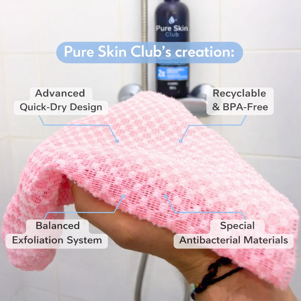 Exfoliating Antibacterial Shower Towel