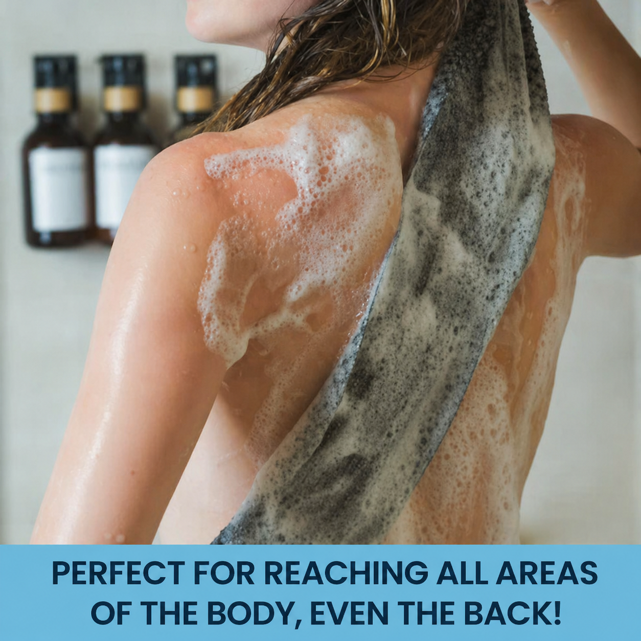Exfoliating Antibacterial Shower Towel